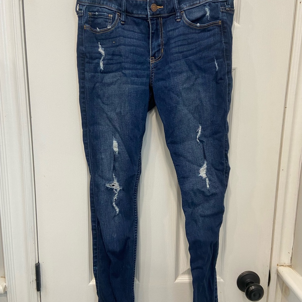 Hollister Distressed Blue Women's Jeans